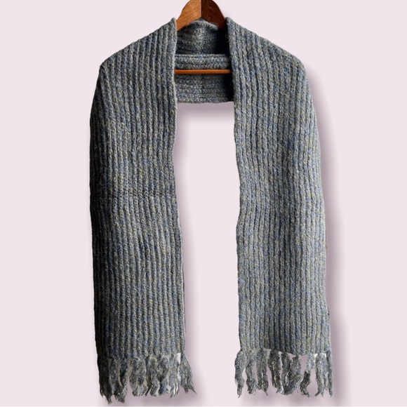 BP Metallic Fringed Scarf, Gray | One Size - Picture 2 of 9